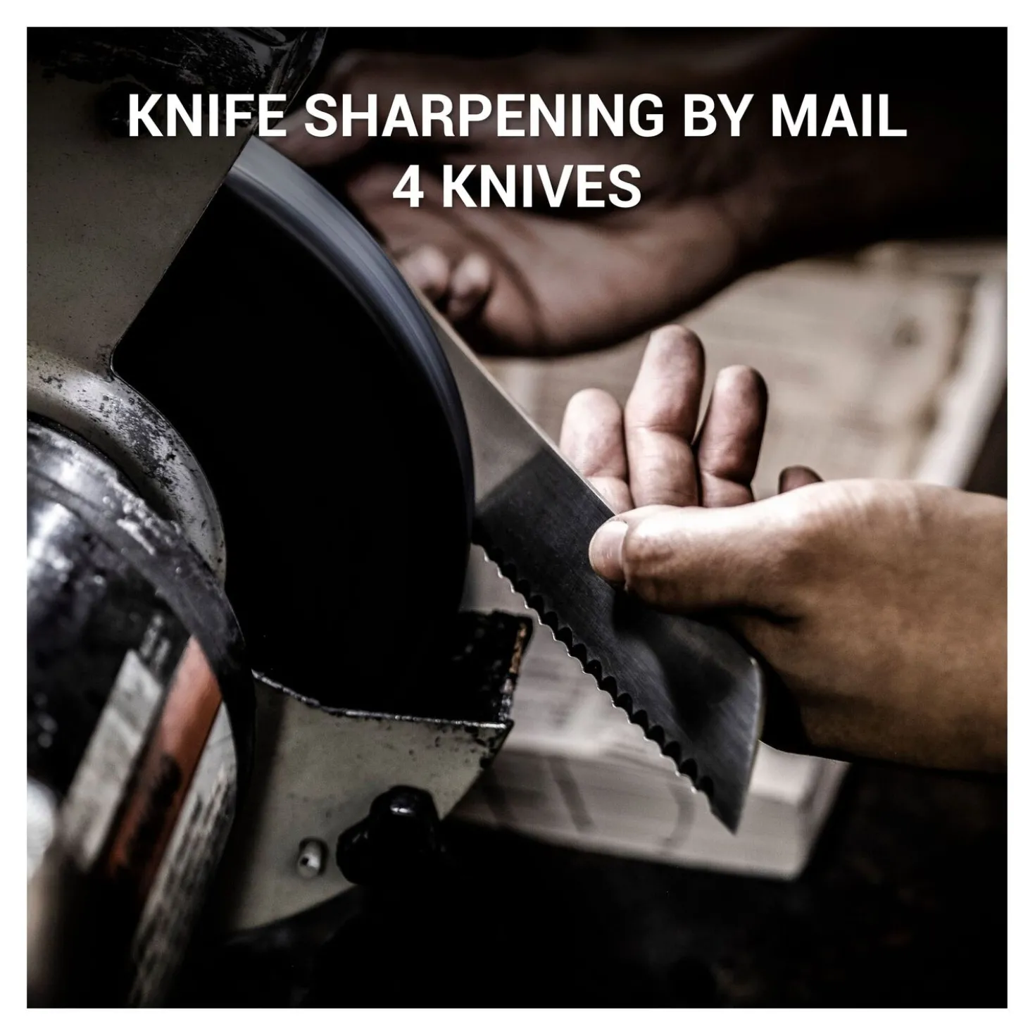 Knife Aid Professional knife sharpening by mail, 4 knives