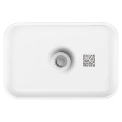 L, DINOS Vacuum Lunch Box, Plastic, White-grey