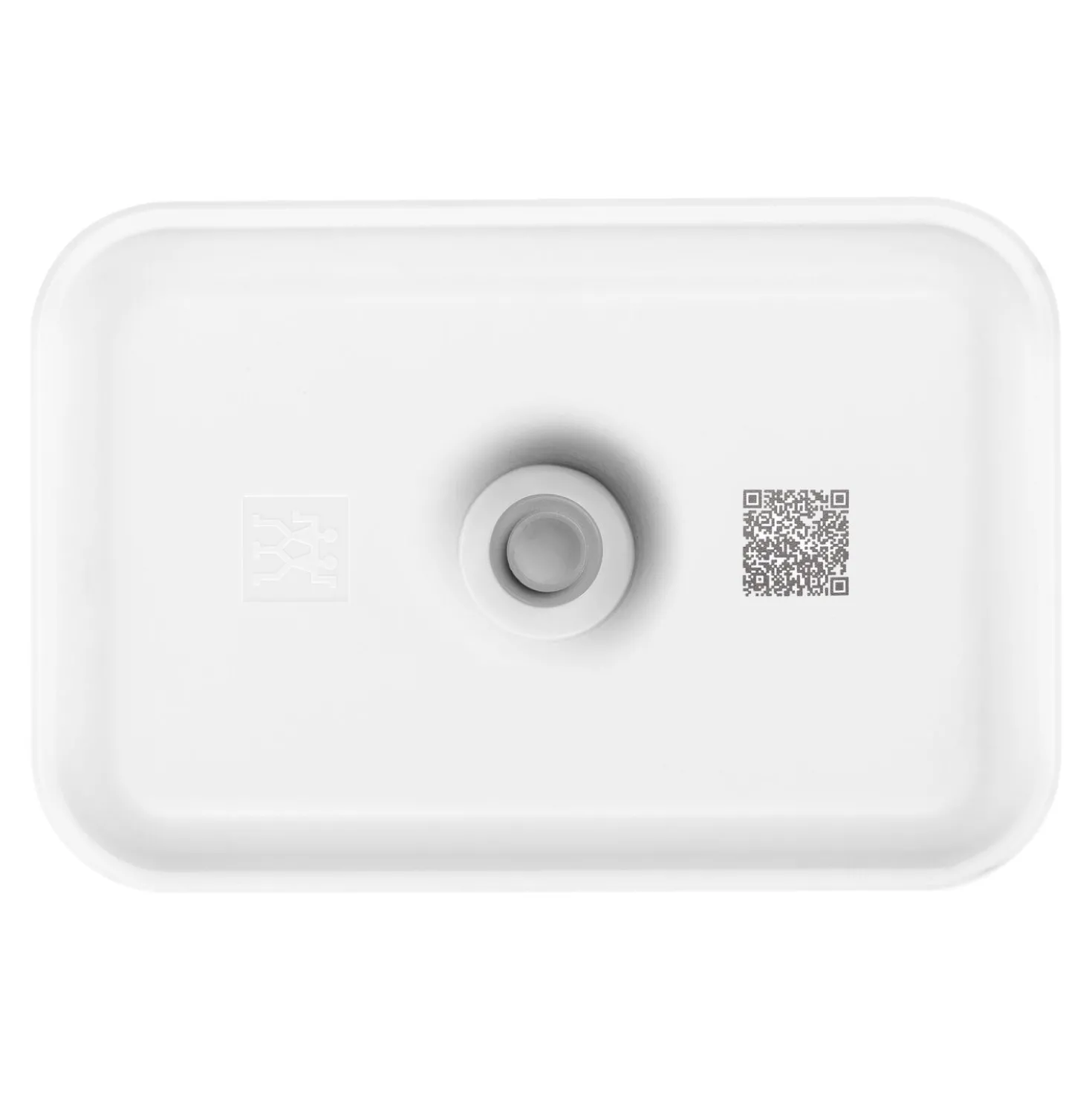 L, DINOS Vacuum Lunch Box, Plastic, White-grey