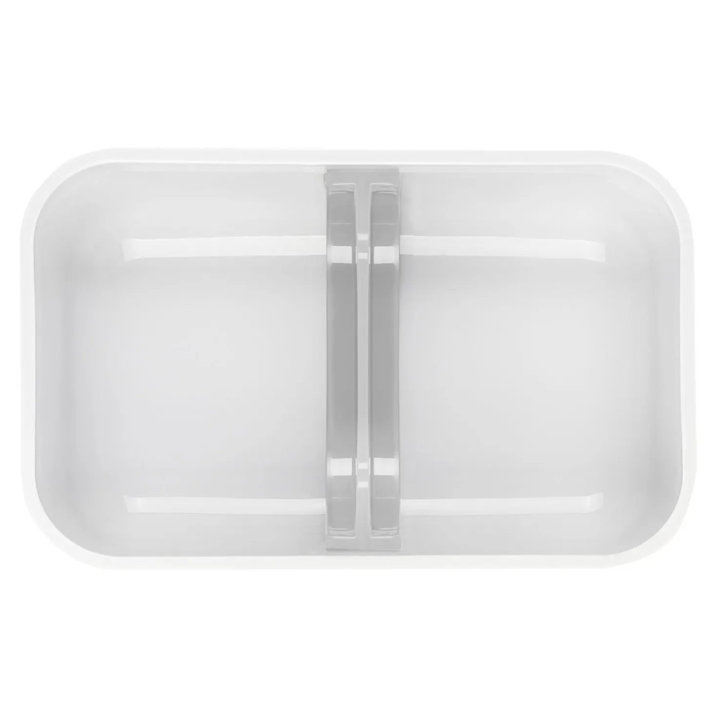 L, DINOS Vacuum Lunch Box, Plastic, White-grey