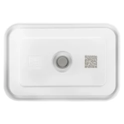 L, Vacuum Container, Plastic, Semitransparent-grey