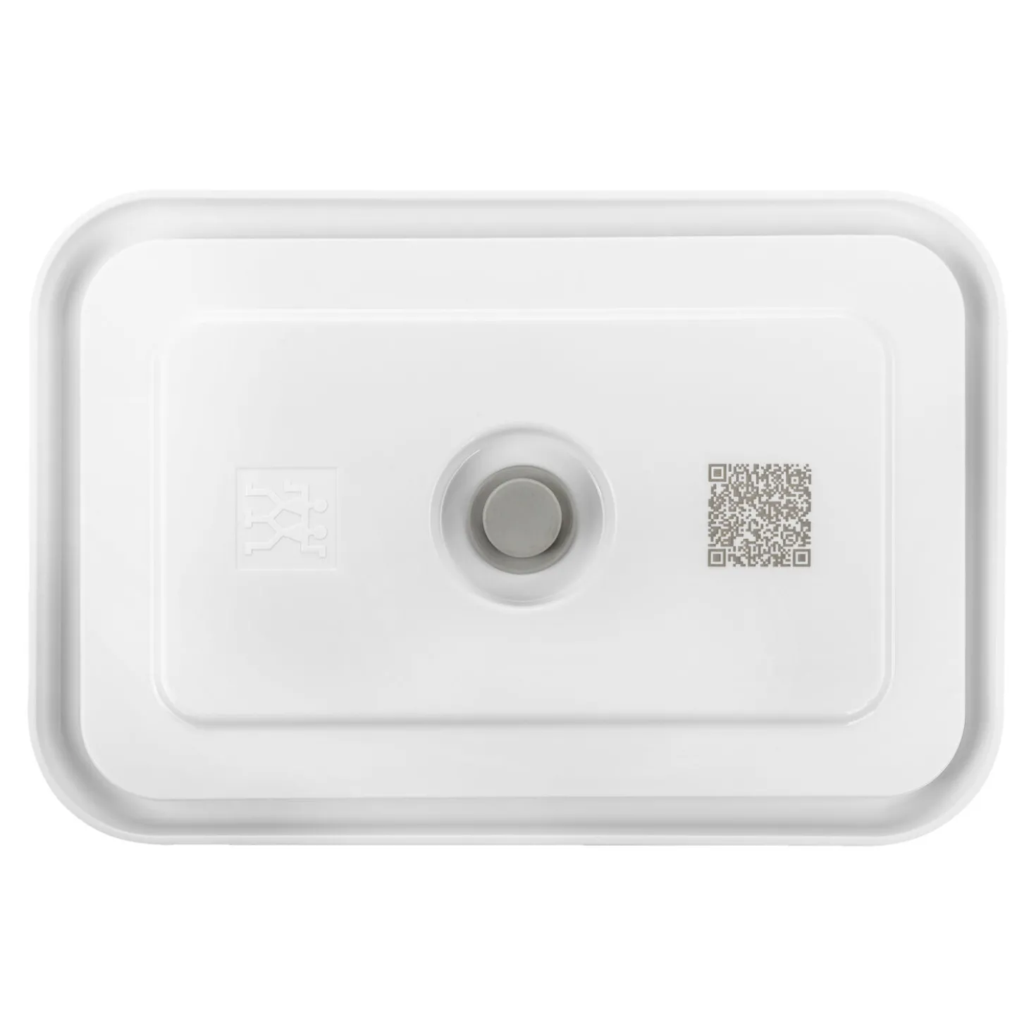 L, Vacuum Container, Plastic, Semitransparent-grey