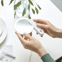 LED Cosmetic Mirror Rechargeable - White