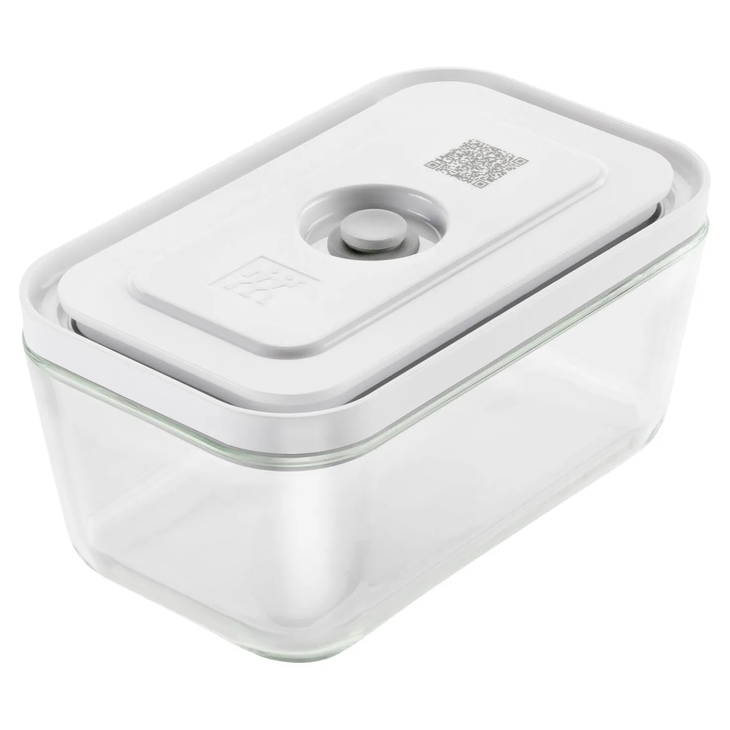 M, Vacuum Container, Glass, Grey