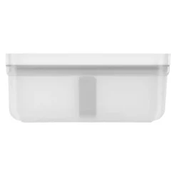 M, Vacuum Lunch Box, Plastic, Semitransparent-grey
