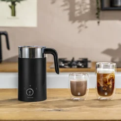 Milk Frother, Black Matte
