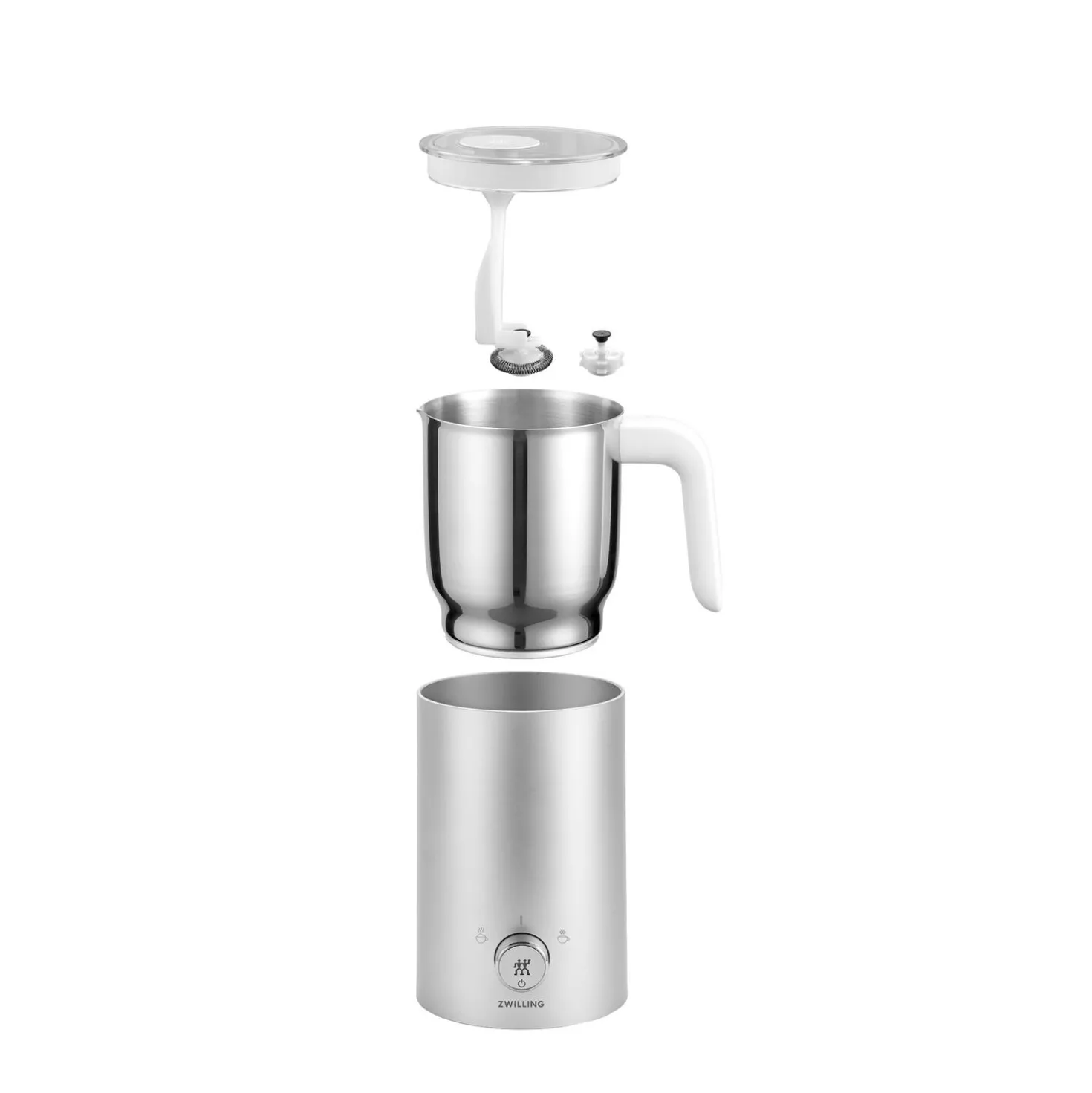 Milk Frother, Silver