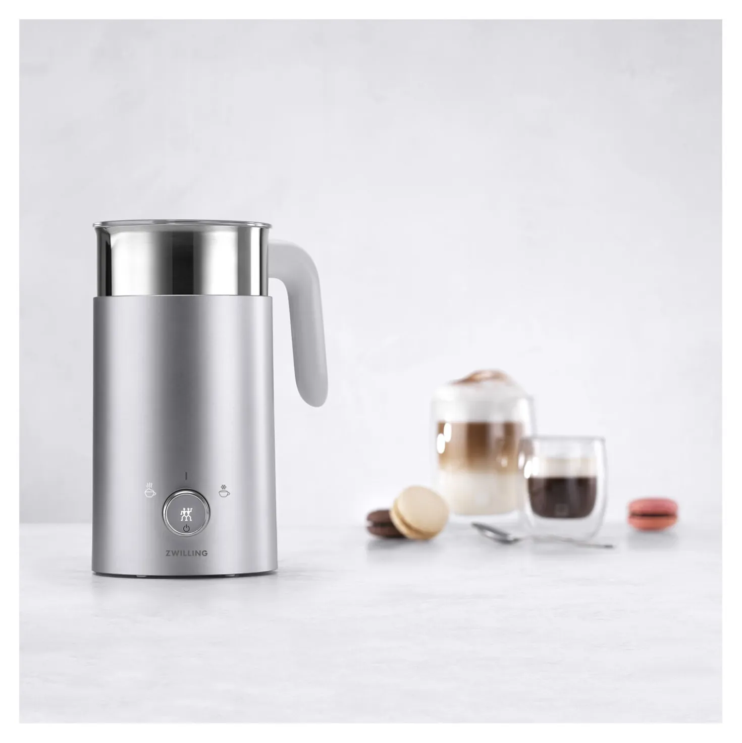 Milk Frother, Silver