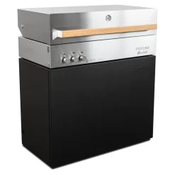Natural gas grill, black matte