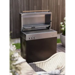 Natural gas grill, black matte