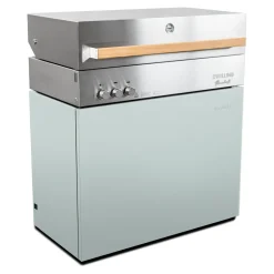 Natural gas grill, pool