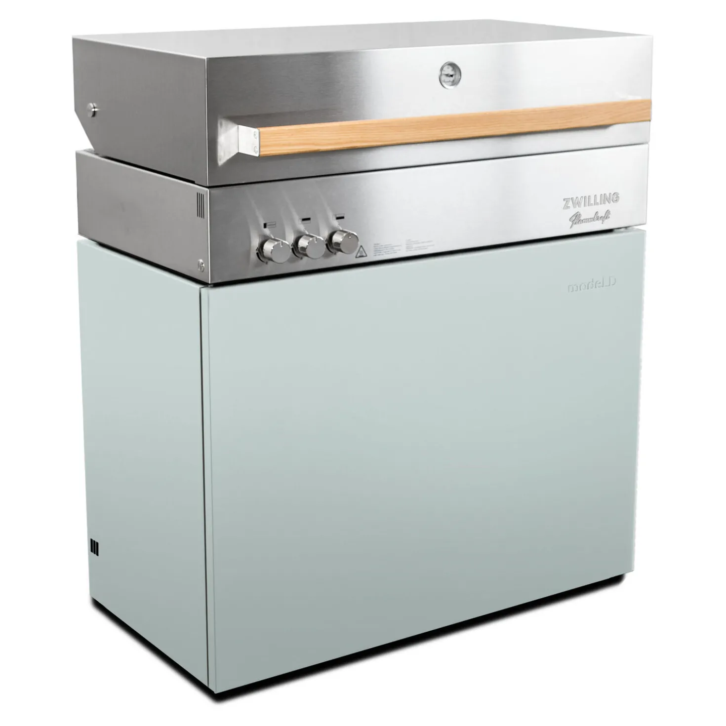 Natural gas grill, pool