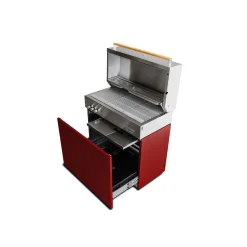 Natural gas grill, ruby