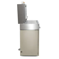 Natural gas grill, taupe