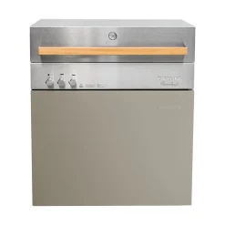 Natural gas grill, taupe