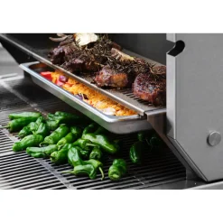 Natural gas grill, taupe