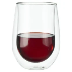 12-oz / 2-pc Stemless Red Wine Glass Set