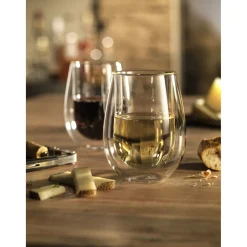 10-oz / 8-pc Stemless White Wine Glass Set