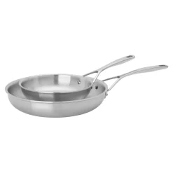 2-pc, 18/10 Stainless Steel, Frying Pan Set