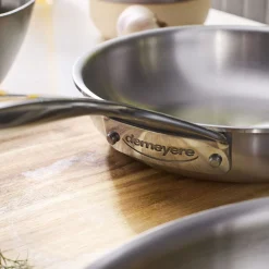 2-pc, 18/10 Stainless Steel, Frying Pan Set