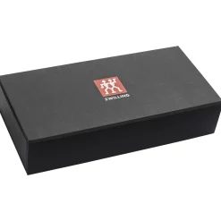 8-pc, 18/10 Stainless Steel Porterhouse Steak Knife Set In Black Presentation Box