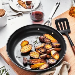 3-pc, Aluminum Hard Anodized Fry Pan Set