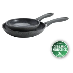 2-pc, Aluminum, Non-stick, Ceramic Fry Pan Set