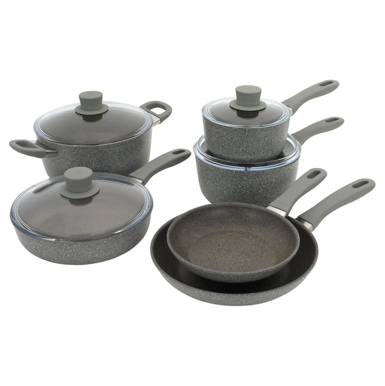 10-pc, Aluminum Nonstick Cookware Set