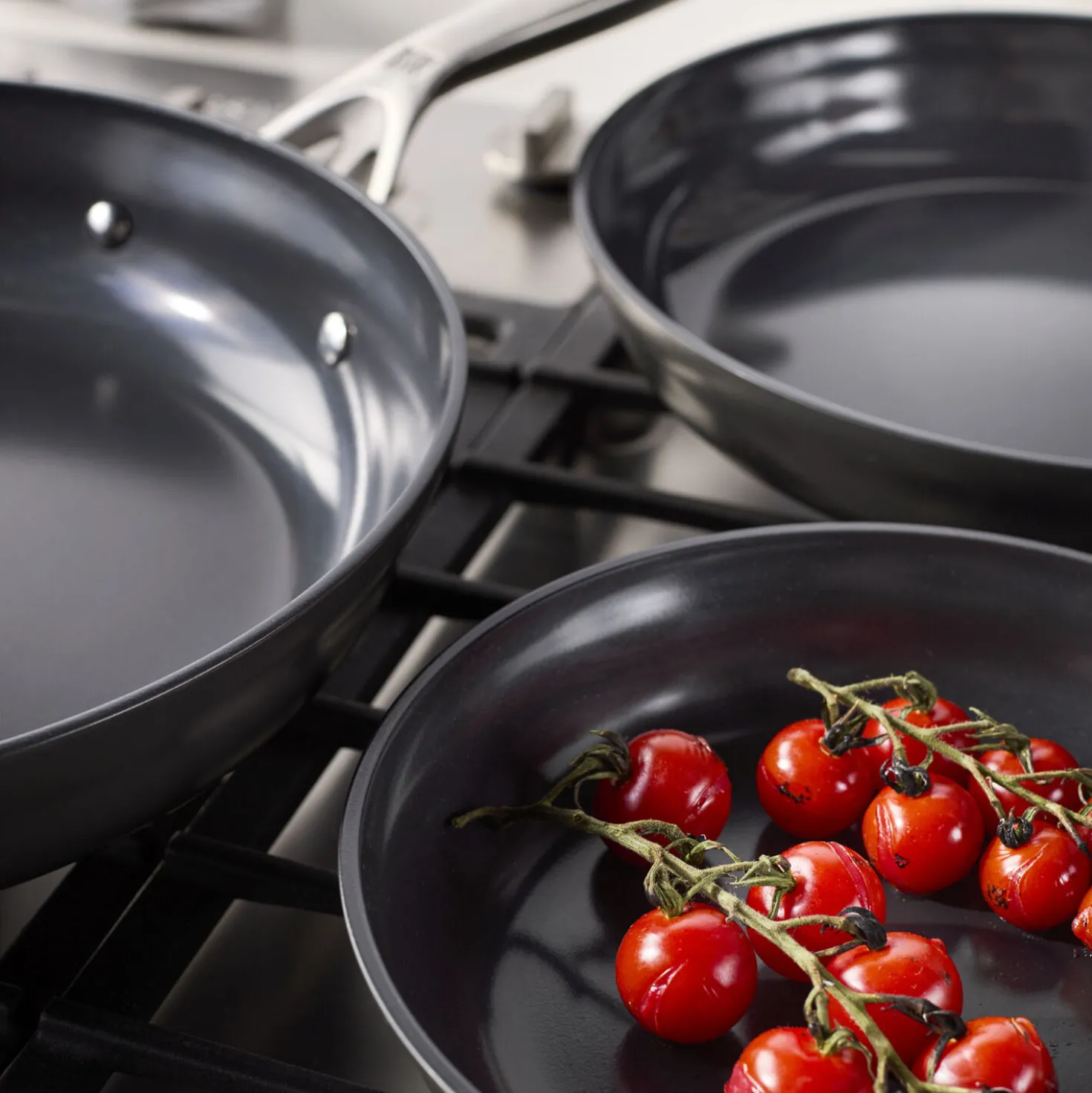3-pc, Aluminum, Non-stick, Fry Pan Set