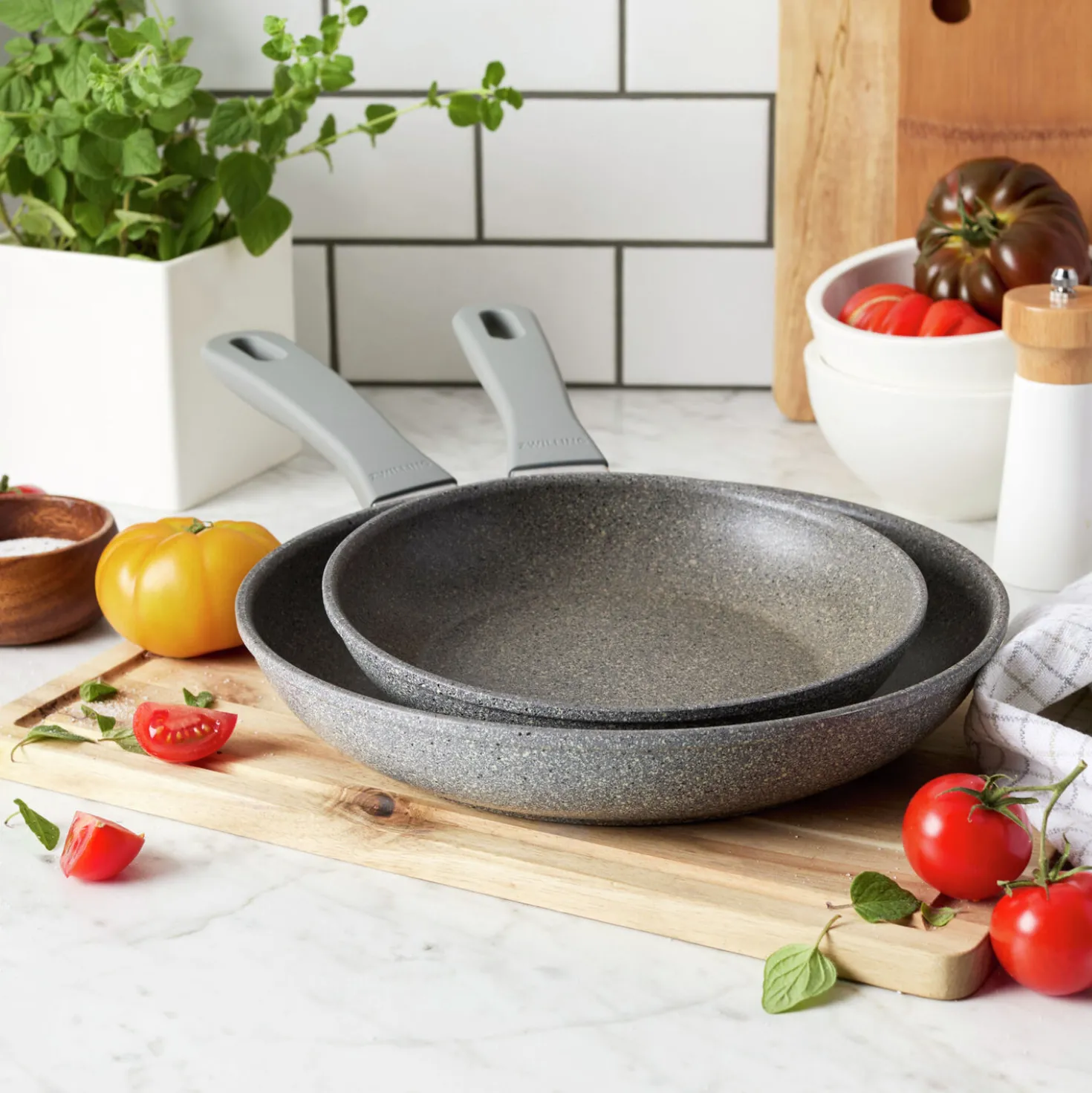 2-pc, Aluminum, Non-stick, Frying Pan Set