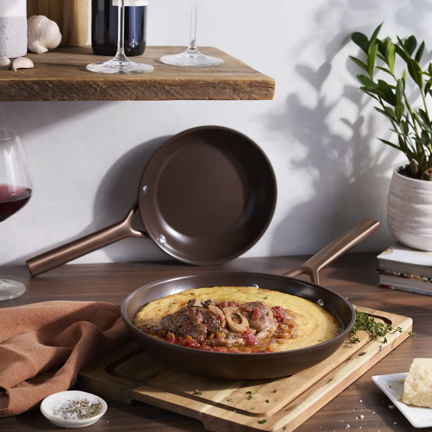 2-pc, Aluminum, Non-stick, Frying Pan Set