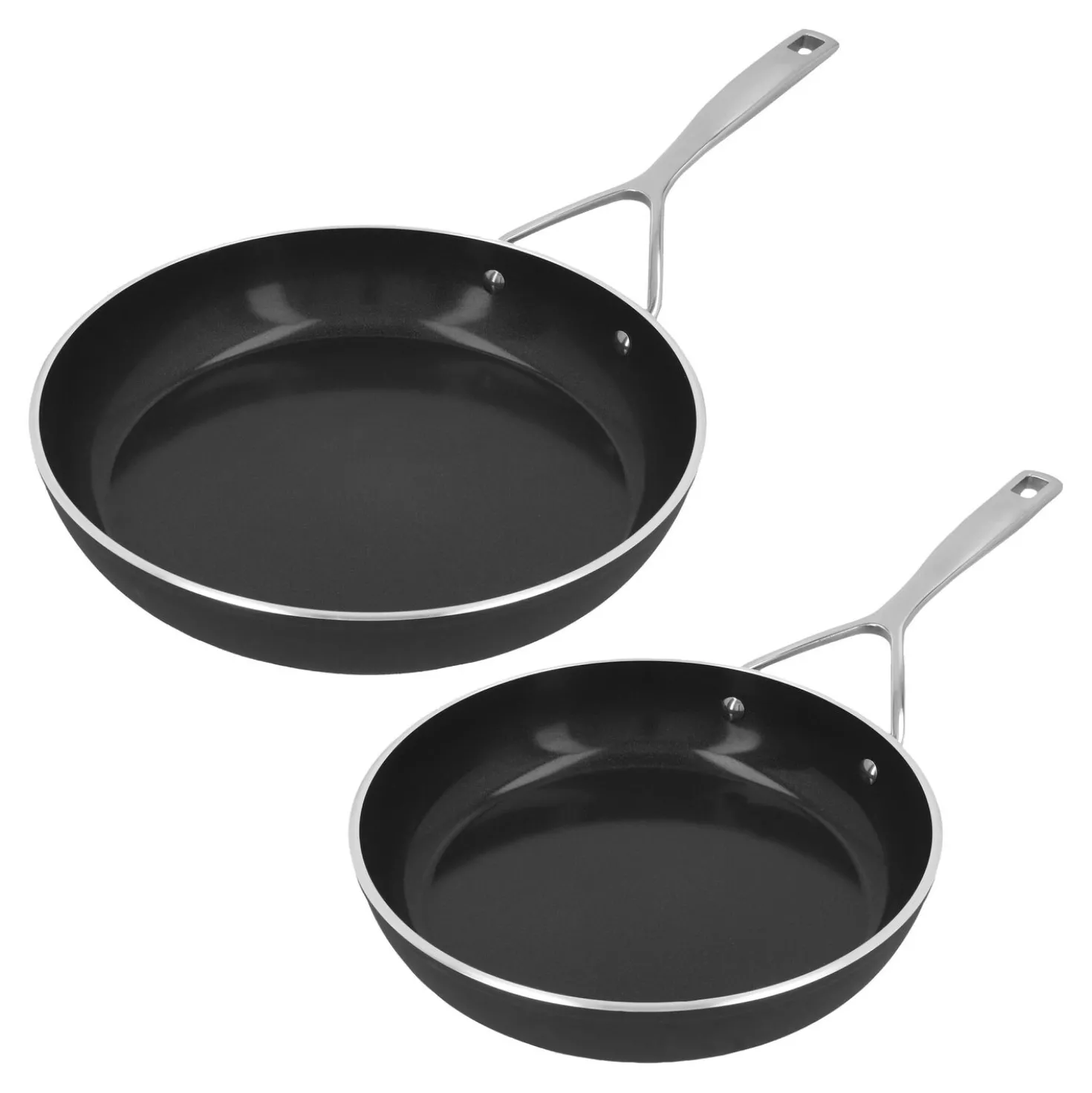 2-pc, Aluminum, Non-stick, Frying Pan Set