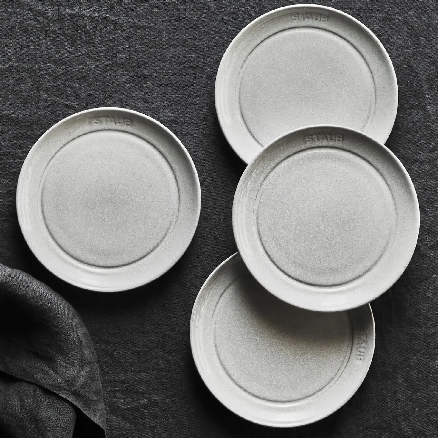 4-pc, Appetizer Plate Set