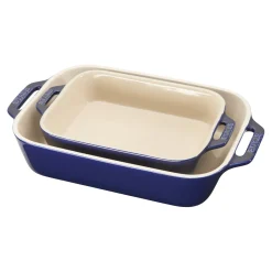 4-pc, Baking And Bowl Set, Dark Blue