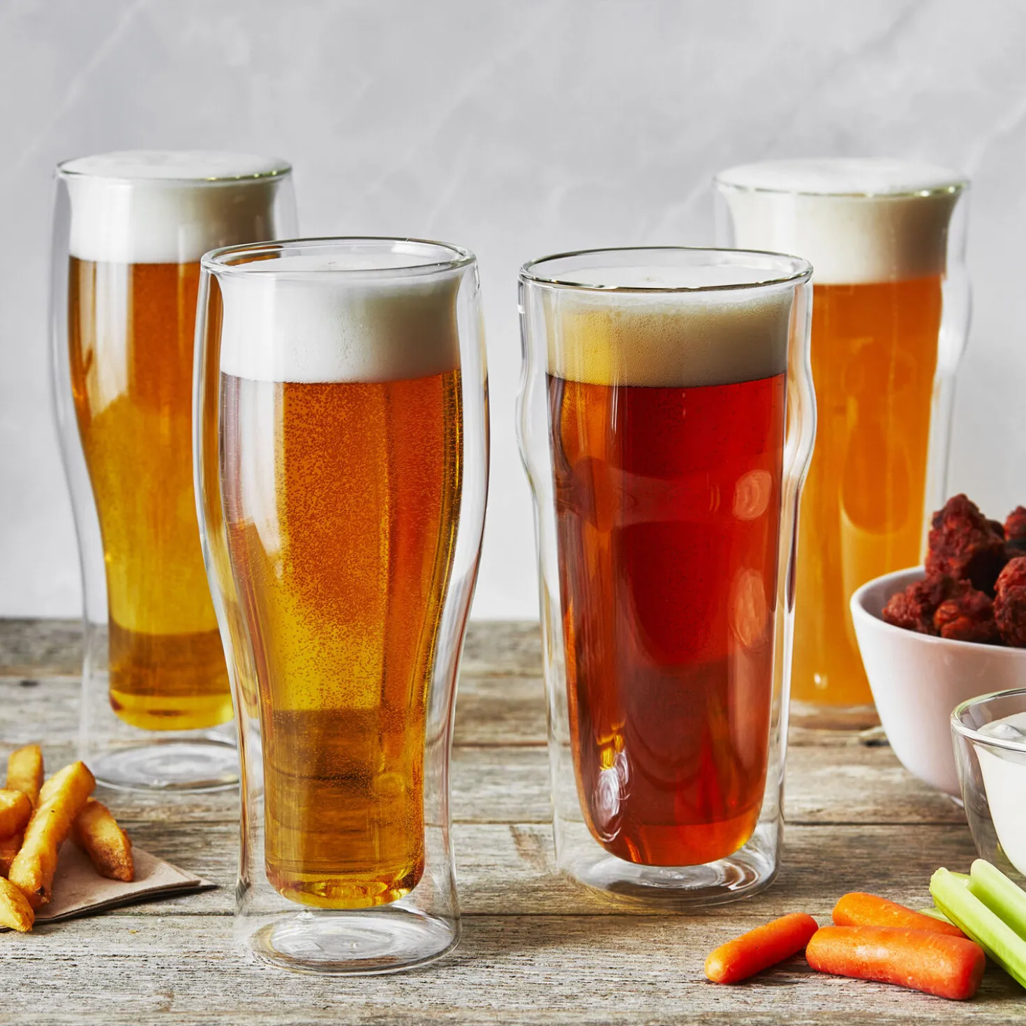 4-pc, Beer Glass Set