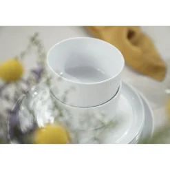 4-pc, Cereal Bowl Set, white