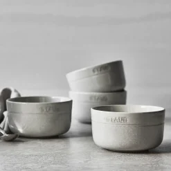 4-pc, Cereal Bowl Set, white truffle
