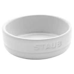 4-pc, condiment dishes, white