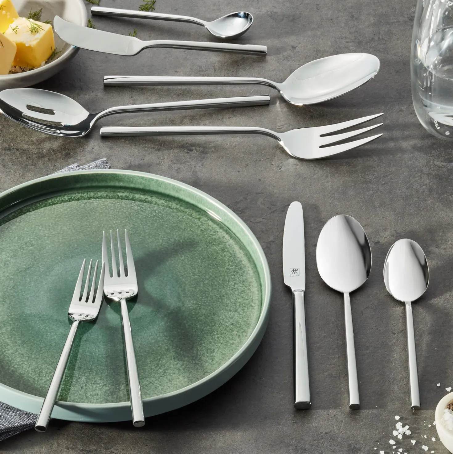 45-pc Flatware Set, 18/10 Stainless Steel