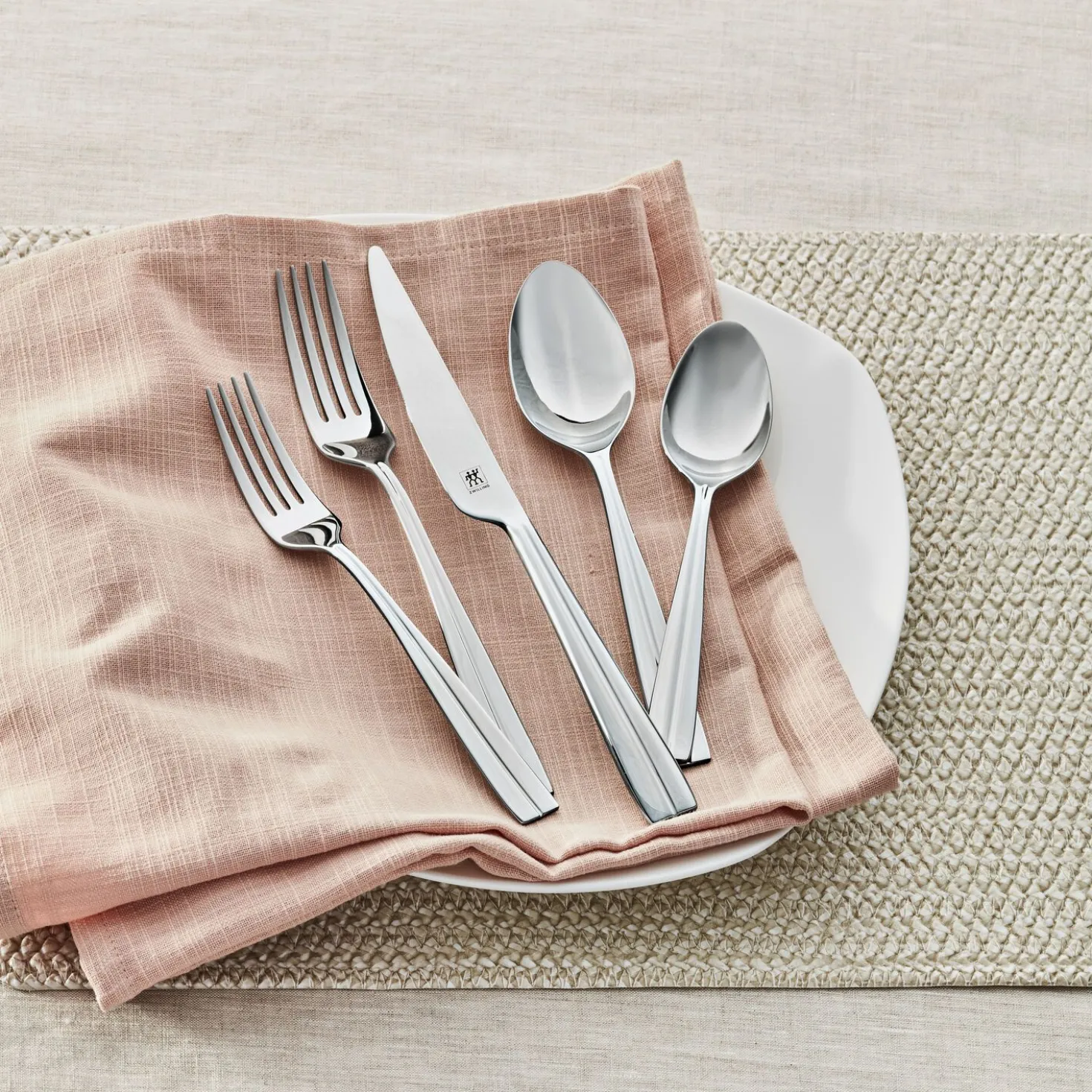 42-pc Flatware Set, 18/10 Stainless Steel