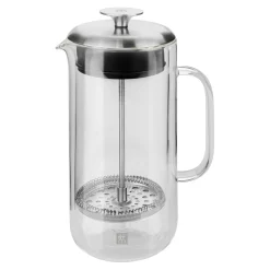 3-pc French Press And Latte Glass Set