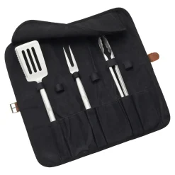 4-pc Grill Tool Set, Stainless Steel