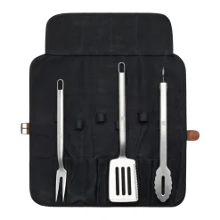 4-pc Grill Tool Set, Stainless Steel