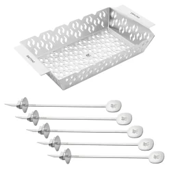 6-pc Kabob Set, Stainless Steel