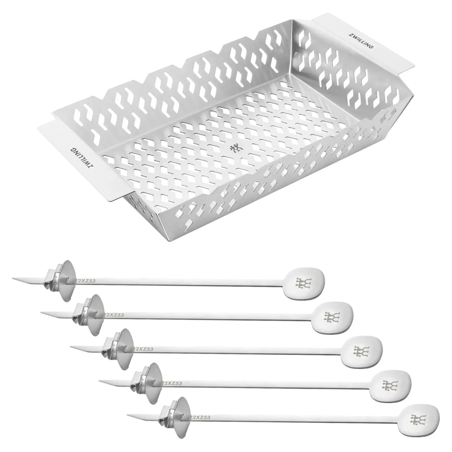 6-pc Kabob Set, Stainless Steel