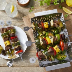 6-pc Kabob Set, Stainless Steel