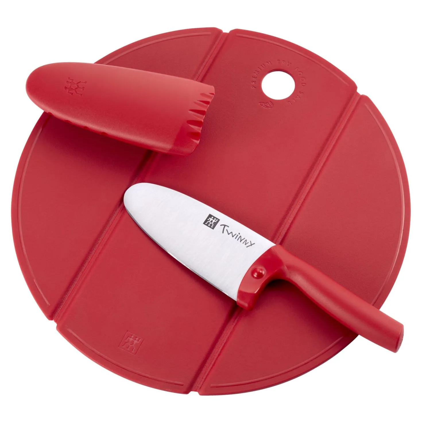2-pc, Knife And Foldable Cutting Board Set