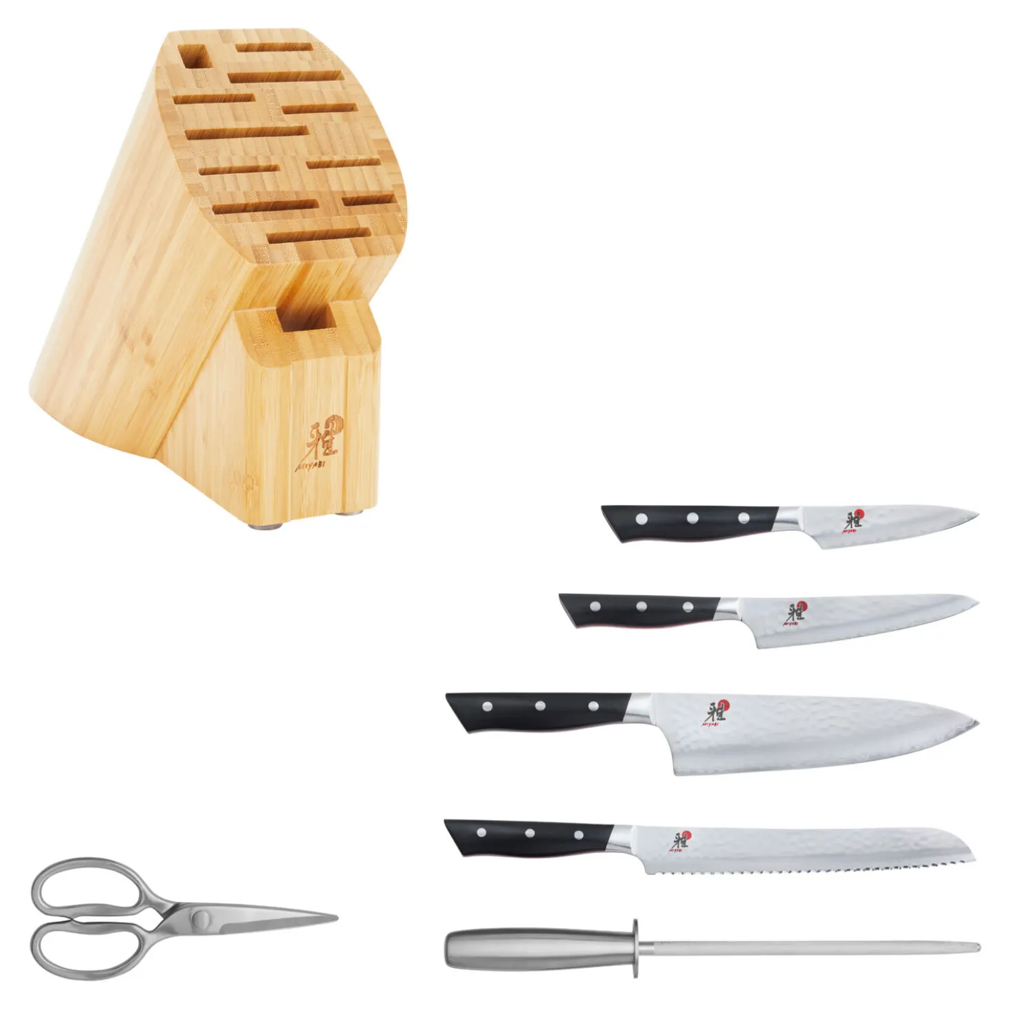 7-pc, Knife block set