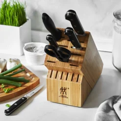 7-pc, Knife Block Set, bamboo