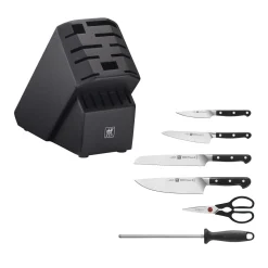 7-pc, Knife block set, black matte